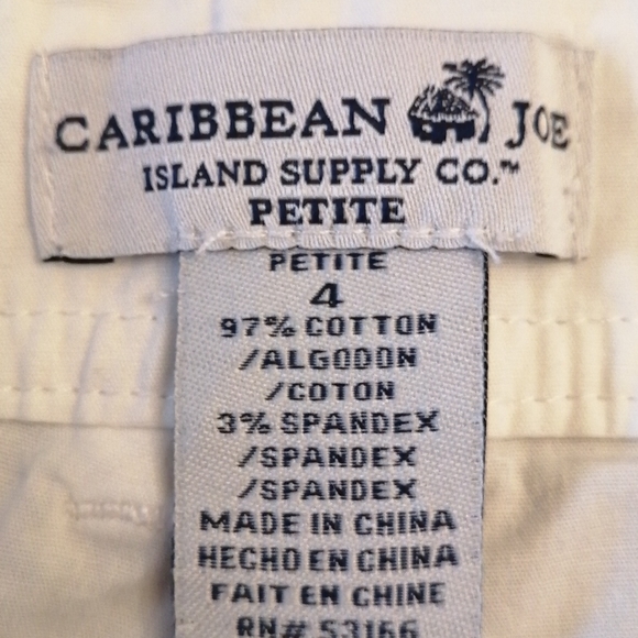 Caribbean Joe ,ladies  capris ,,size..4 petite - Picture 10 of 11